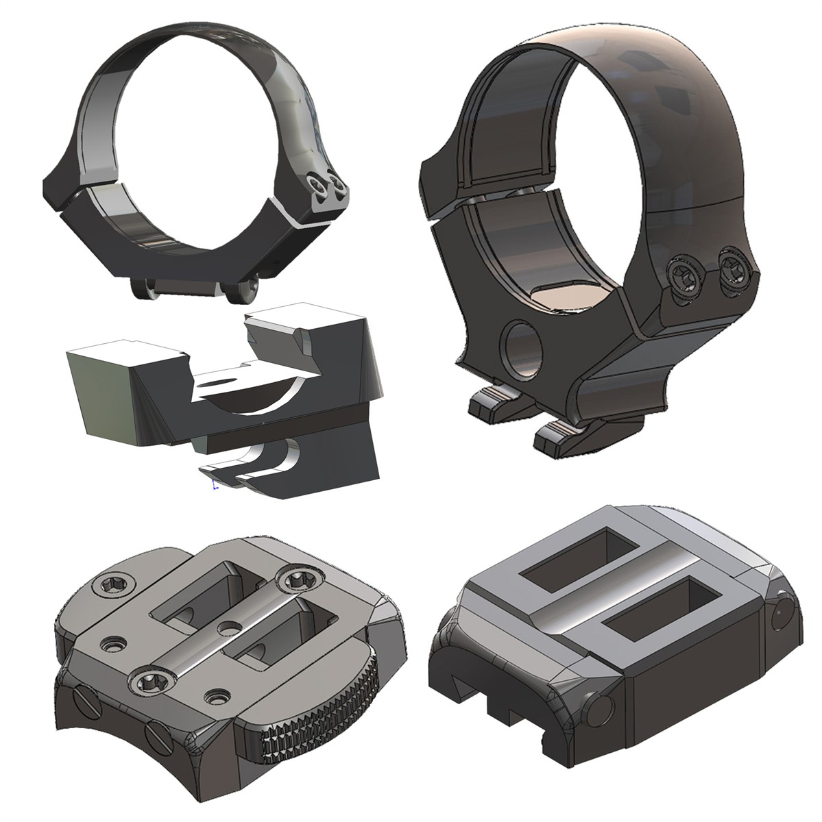 Sauer Zielfernroh Komplettrmontageset