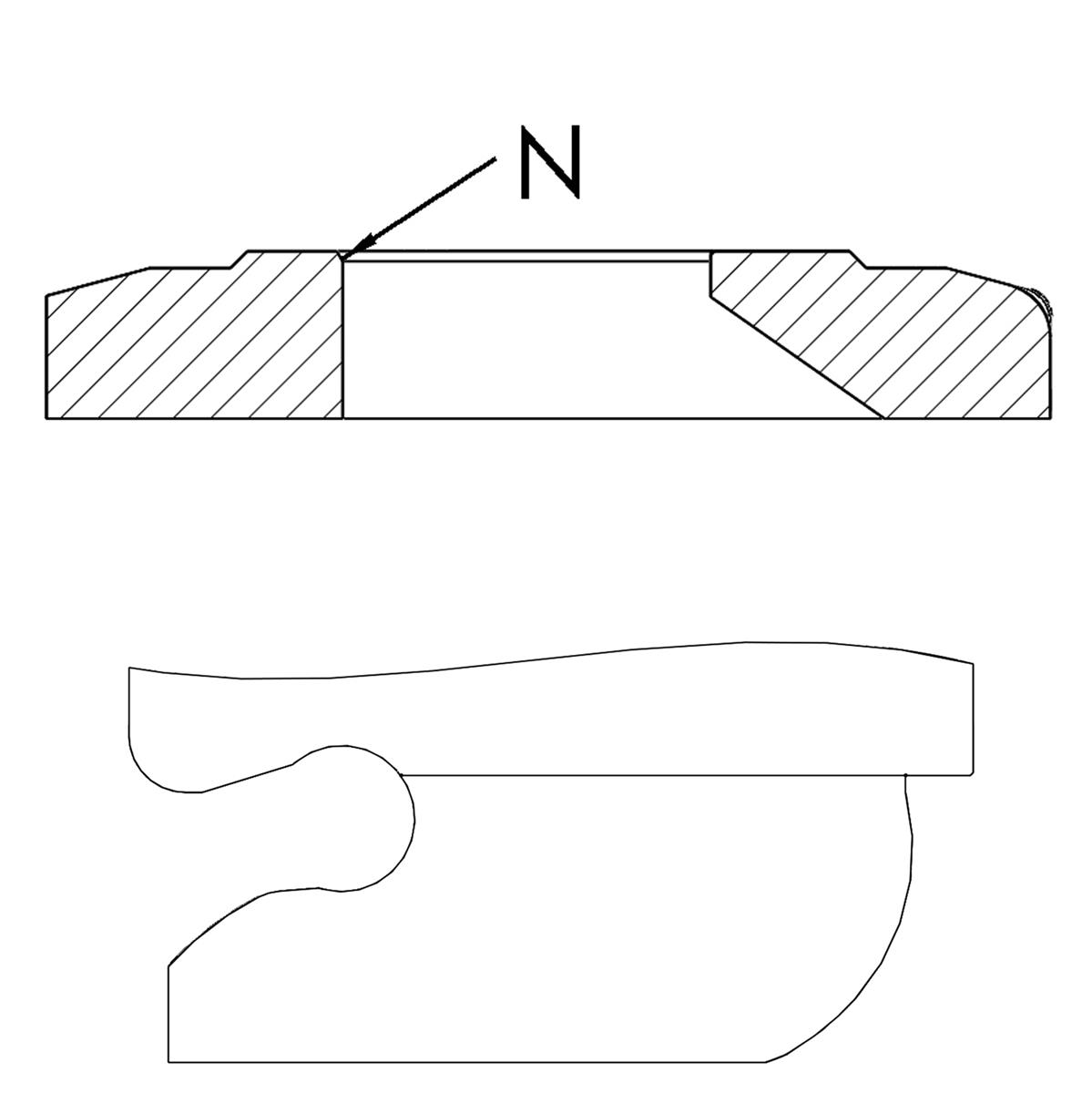 Basis Contra brüniert Basis Contra brüniert
