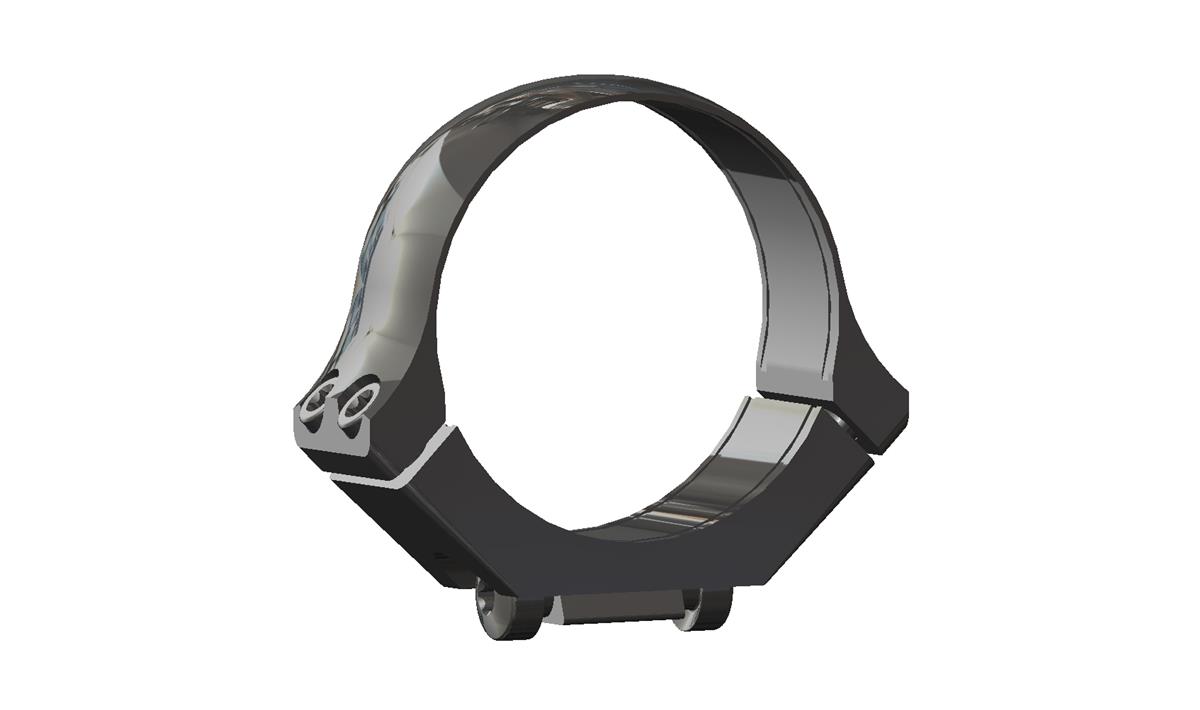 Klemmring mit Support für Classic und Contra brüniert 3.50 mm_Ø 1"/26 mm