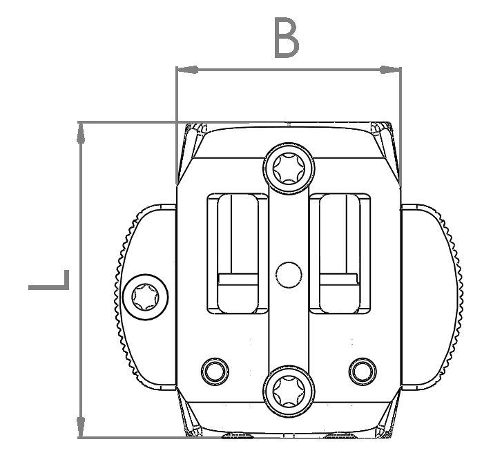 Schlösschen Contra (18mm/22mm) brüniert