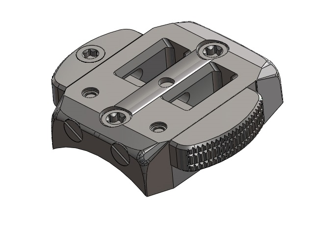 Schlösschen Contra (18mm/22mm) brüniert